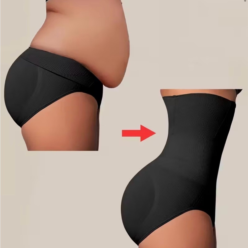 Seamless Black High-Waist Shapewear